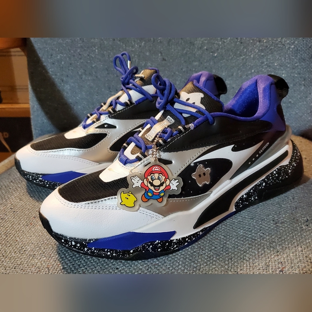Rare "Super Mario 3D All-Star Mario Galaxy"  Puma RS-Fast Size 8 Mens
